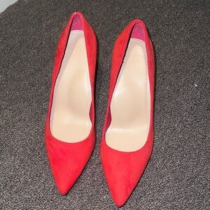 JustFab Vibrant Red Heels